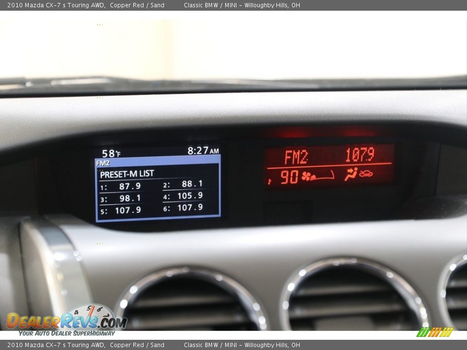 2010 Mazda CX-7 s Touring AWD Copper Red / Sand Photo #10