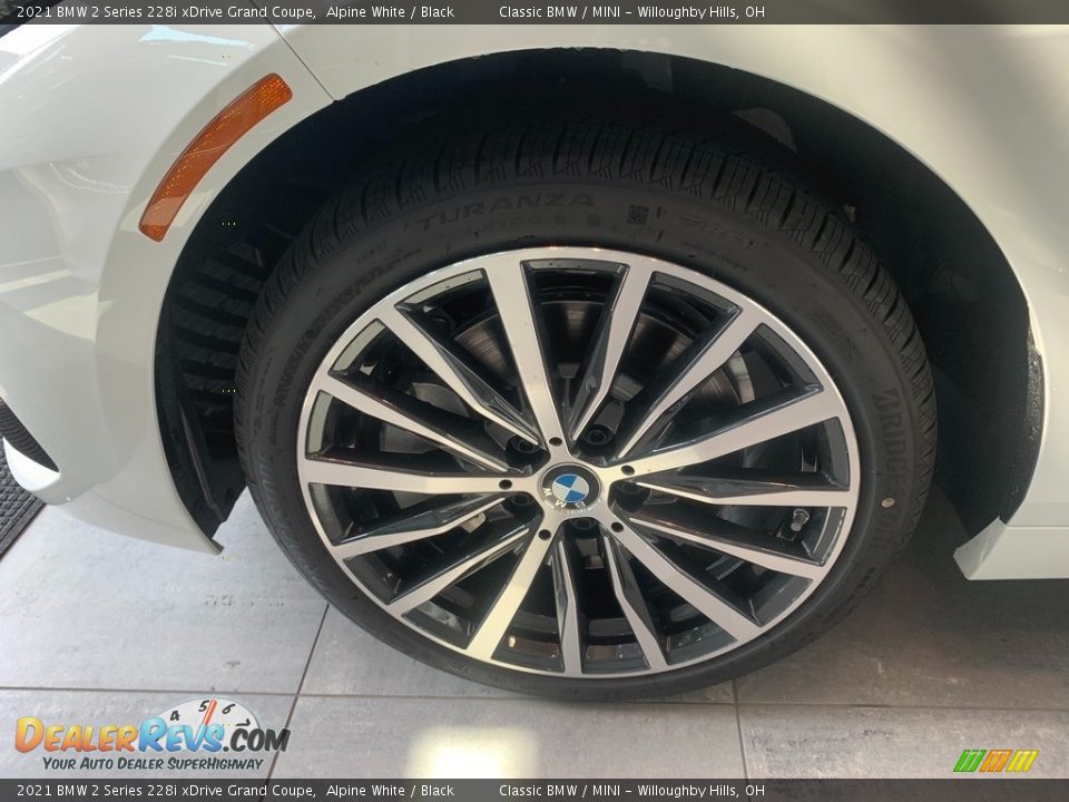 2021 BMW 2 Series 228i xDrive Grand Coupe Alpine White / Black Photo #5