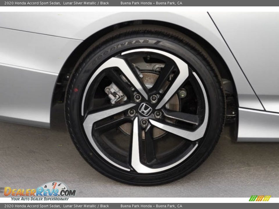 2020 Honda Accord Sport Sedan Lunar Silver Metallic / Black Photo #10