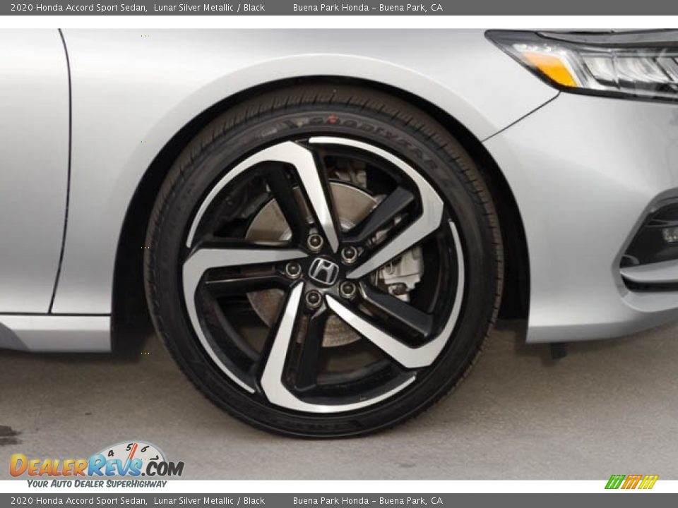 2020 Honda Accord Sport Sedan Lunar Silver Metallic / Black Photo #11