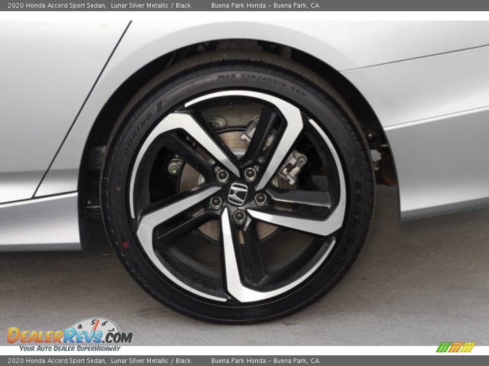 2020 Honda Accord Sport Sedan Lunar Silver Metallic / Black Photo #12