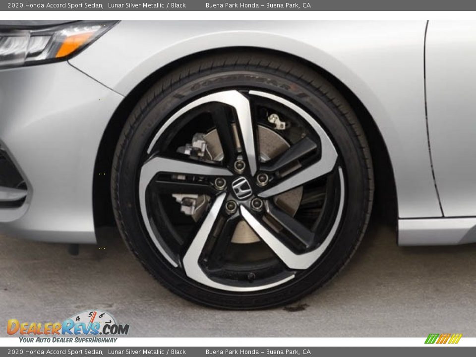 2020 Honda Accord Sport Sedan Lunar Silver Metallic / Black Photo #13