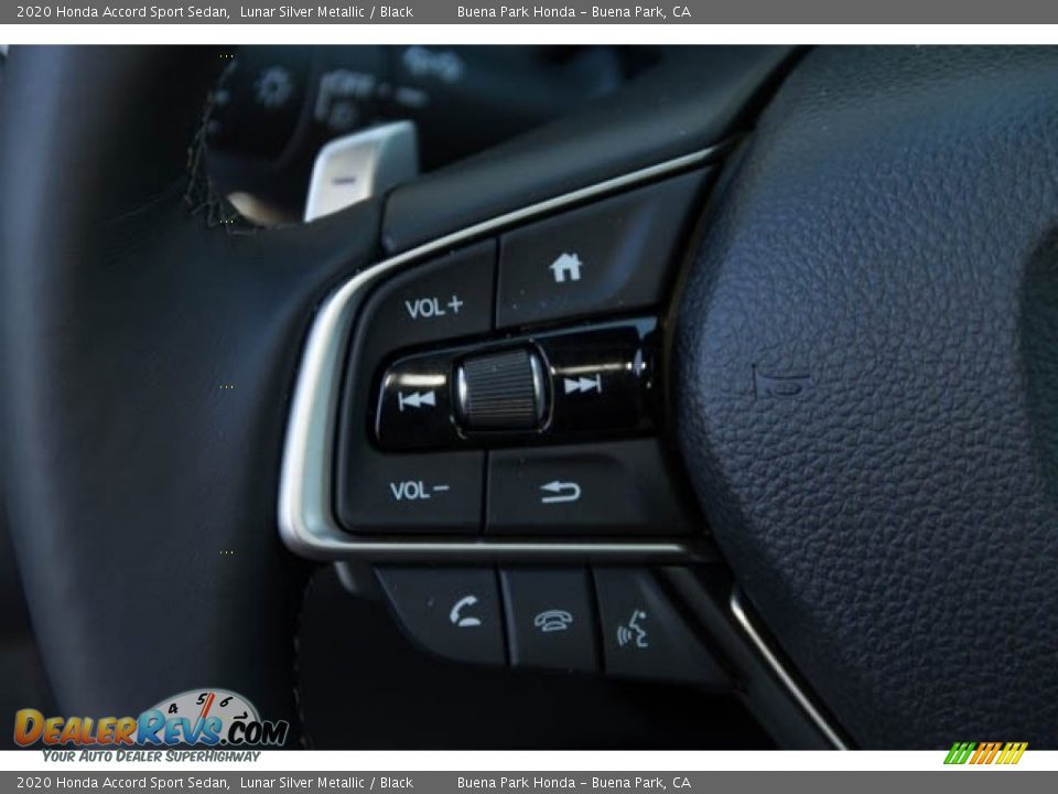 2020 Honda Accord Sport Sedan Lunar Silver Metallic / Black Photo #23