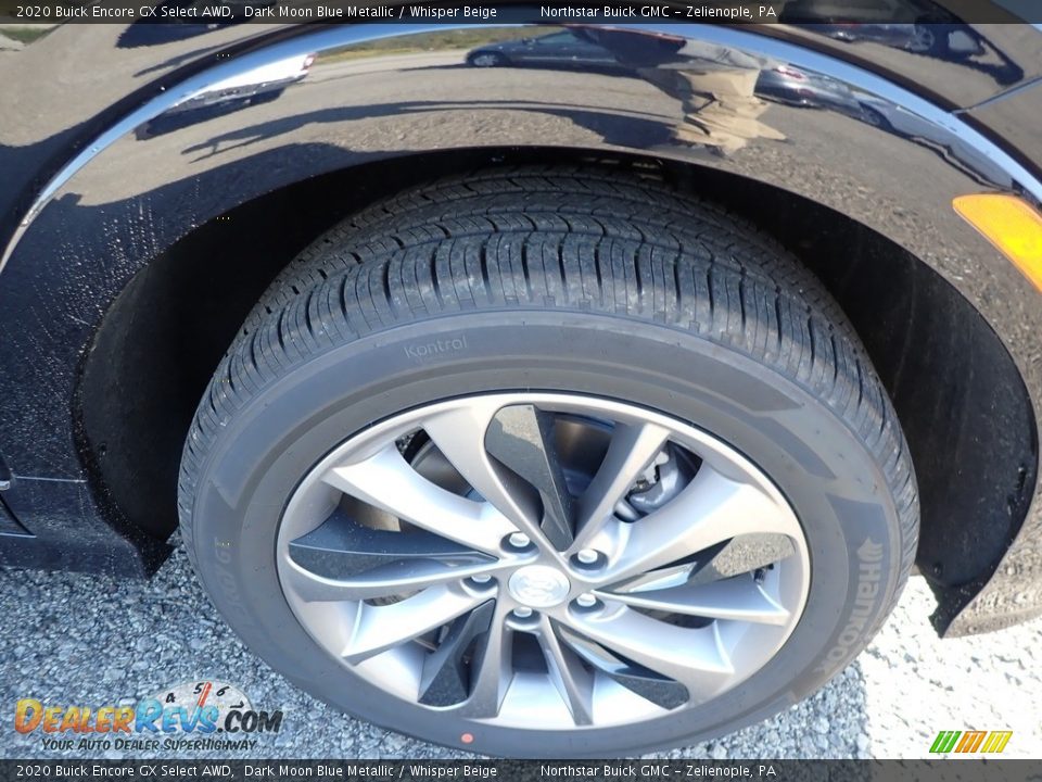 2020 Buick Encore GX Select AWD Dark Moon Blue Metallic / Whisper Beige Photo #11
