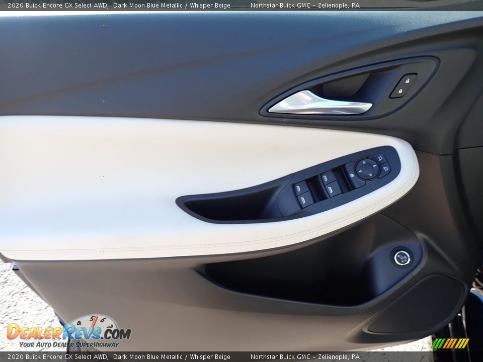 2020 Buick Encore GX Select AWD Dark Moon Blue Metallic / Whisper Beige Photo #17