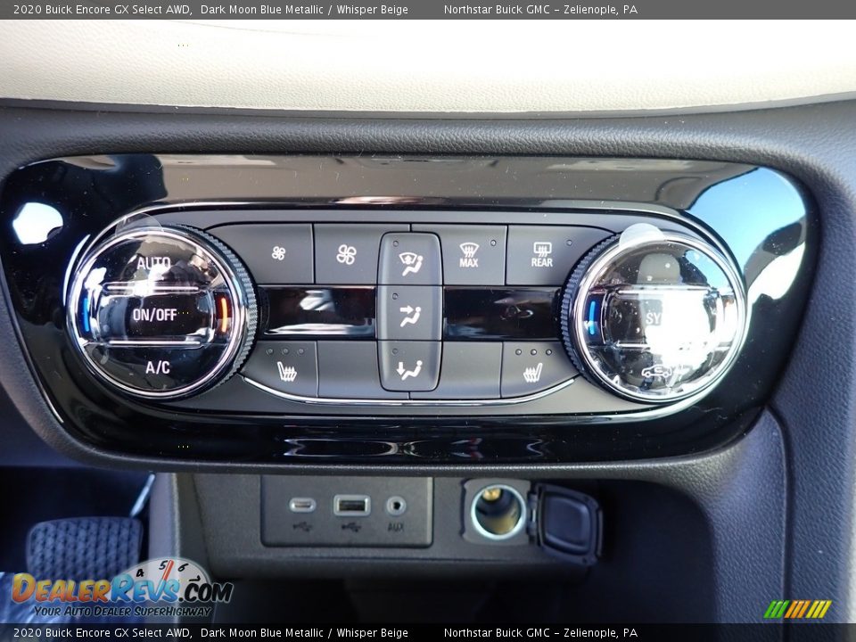 2020 Buick Encore GX Select AWD Dark Moon Blue Metallic / Whisper Beige Photo #19