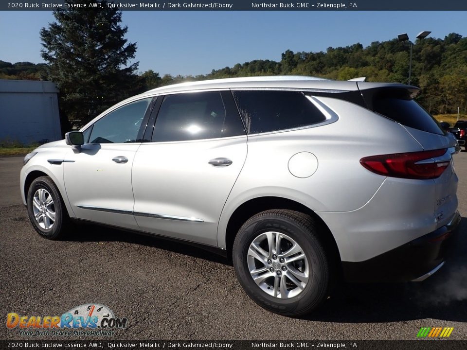 2020 Buick Enclave Essence AWD Quicksilver Metallic / Dark Galvinized/Ebony Photo #8