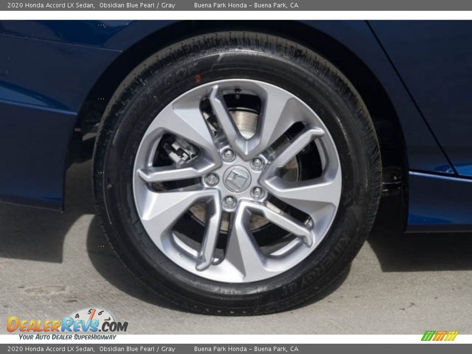 2020 Honda Accord LX Sedan Obsidian Blue Pearl / Gray Photo #13
