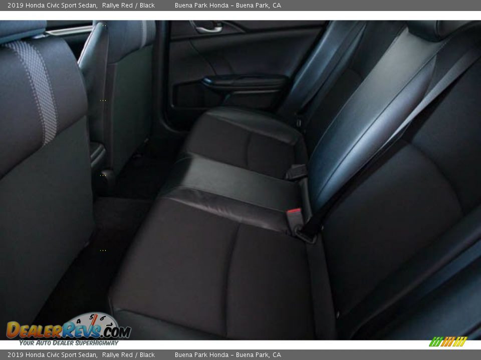 2019 Honda Civic Sport Sedan Rallye Red / Black Photo #4
