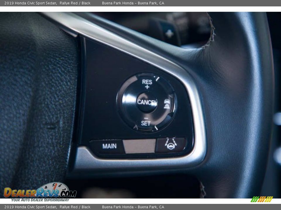 2019 Honda Civic Sport Sedan Rallye Red / Black Photo #15