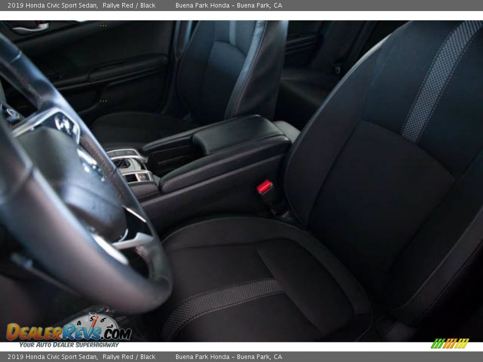 2019 Honda Civic Sport Sedan Rallye Red / Black Photo #17