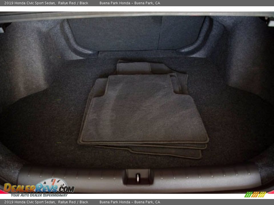 2019 Honda Civic Sport Sedan Rallye Red / Black Photo #19