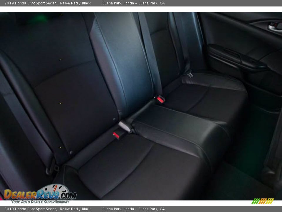2019 Honda Civic Sport Sedan Rallye Red / Black Photo #21