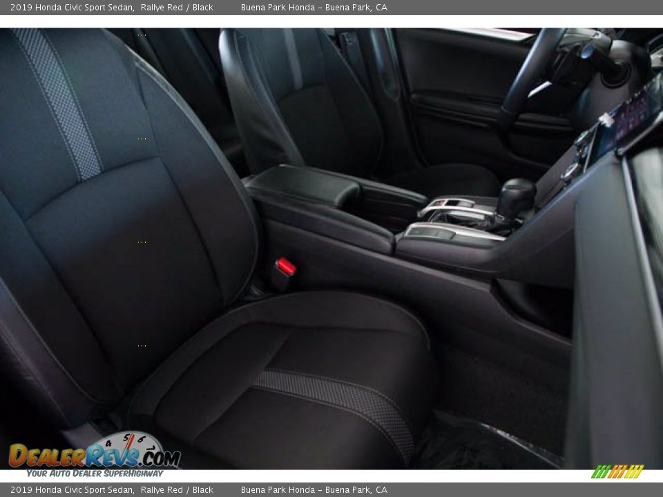 2019 Honda Civic Sport Sedan Rallye Red / Black Photo #23