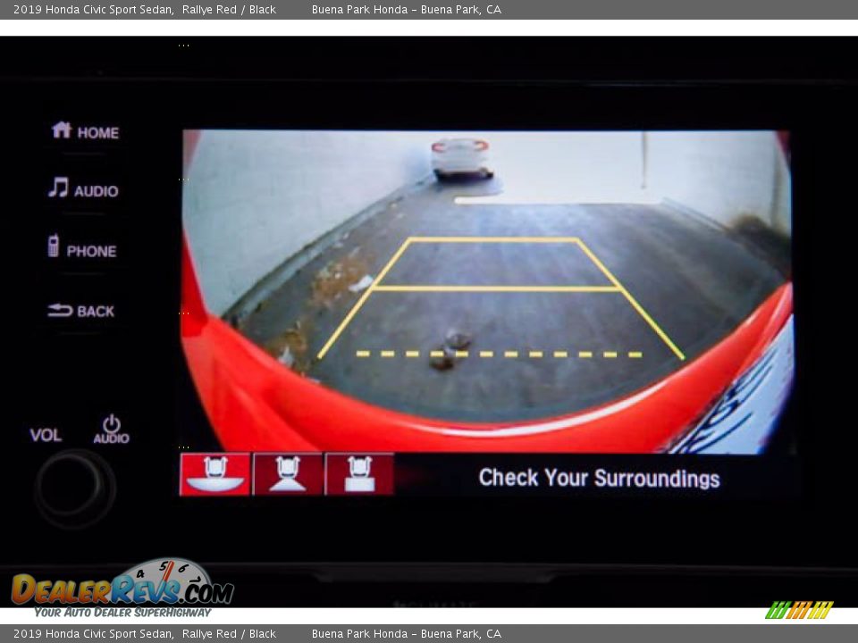 2019 Honda Civic Sport Sedan Rallye Red / Black Photo #25
