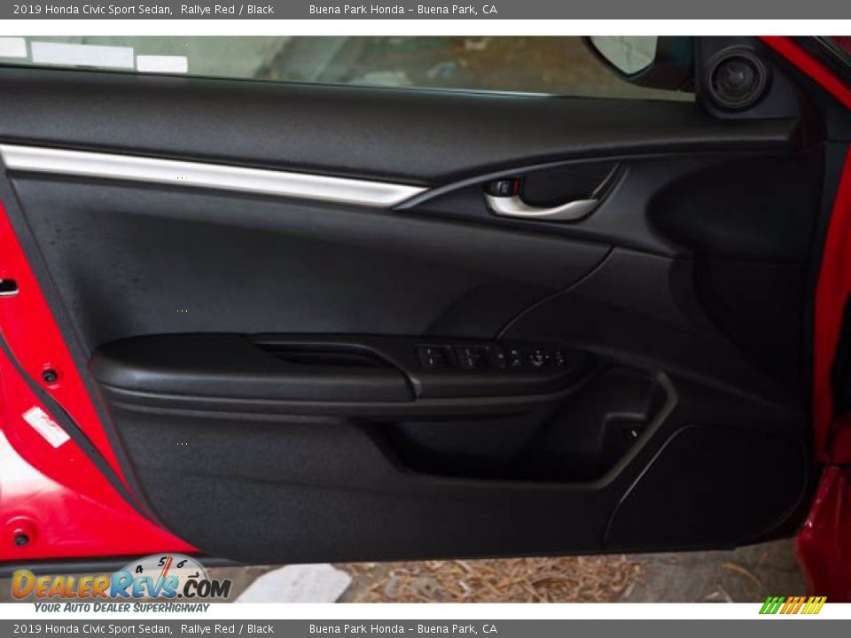 2019 Honda Civic Sport Sedan Rallye Red / Black Photo #27