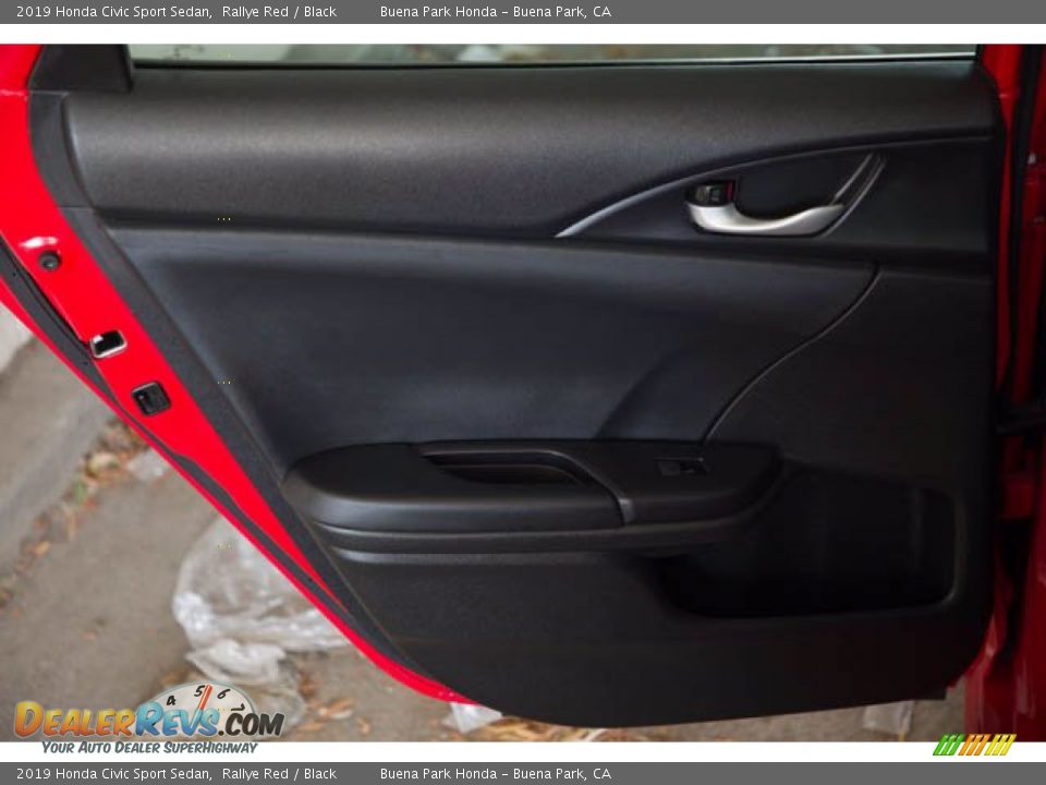 2019 Honda Civic Sport Sedan Rallye Red / Black Photo #29