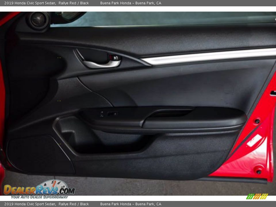 2019 Honda Civic Sport Sedan Rallye Red / Black Photo #31