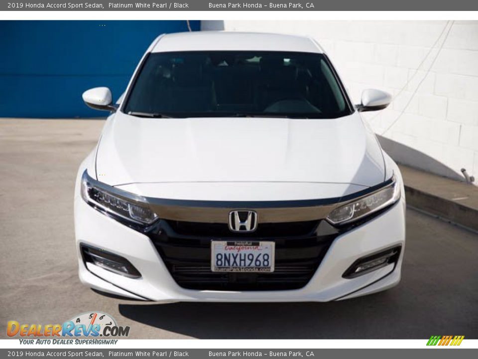 2019 Honda Accord Sport Sedan Platinum White Pearl / Black Photo #7