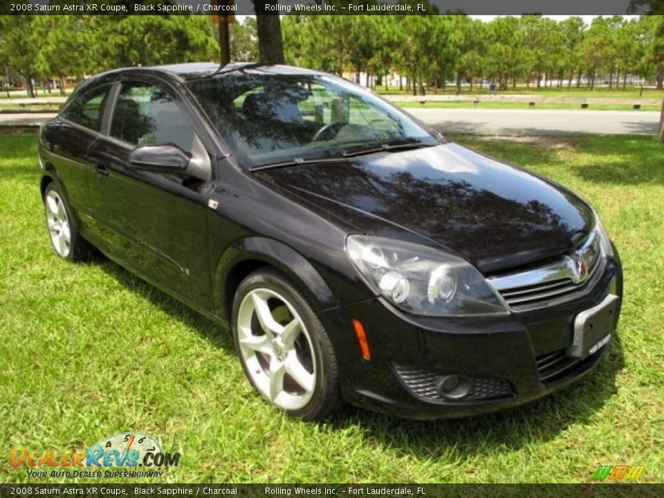 2008 Saturn Astra XR Coupe Black Sapphire / Charcoal Photo #1