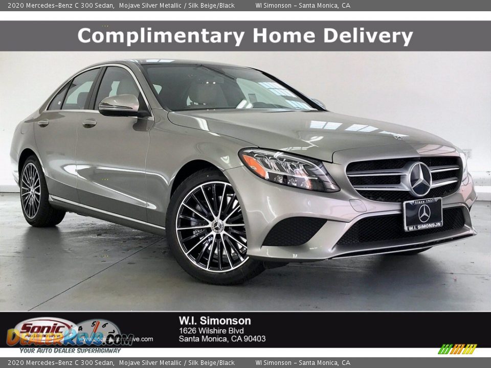 2020 Mercedes-Benz C 300 Sedan Mojave Silver Metallic / Silk Beige/Black Photo #1