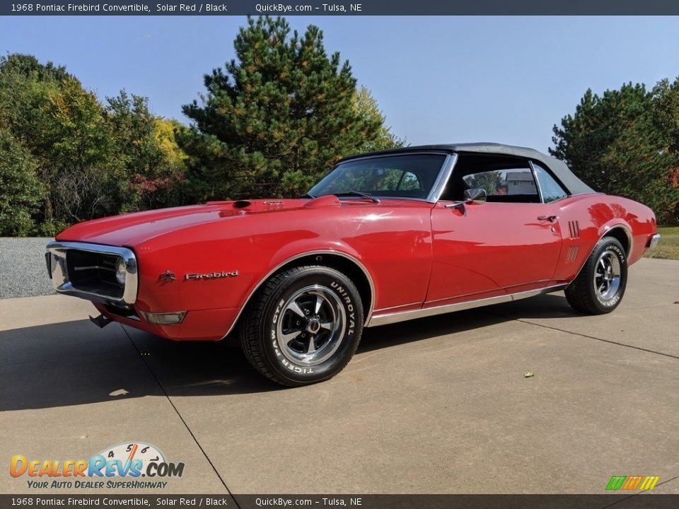 Front 3/4 View of 1968 Pontiac Firebird Convertible Photo #1