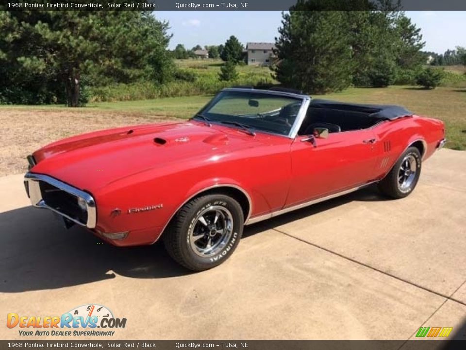 Solar Red 1968 Pontiac Firebird Convertible Photo #2