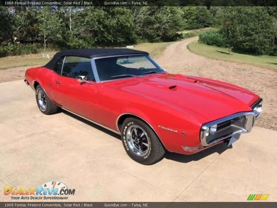 Solar Red 1968 Pontiac Firebird Convertible Photo #4