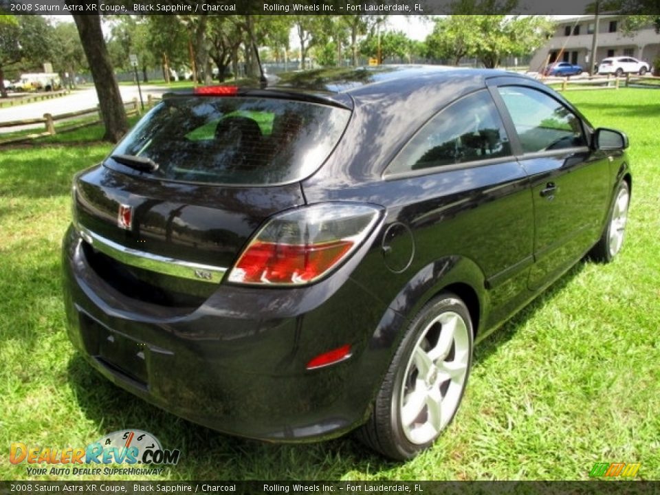 2008 Saturn Astra XR Coupe Black Sapphire / Charcoal Photo #5