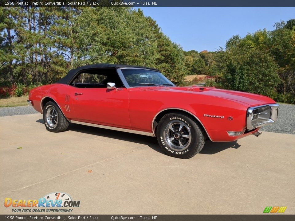 Solar Red 1968 Pontiac Firebird Convertible Photo #5