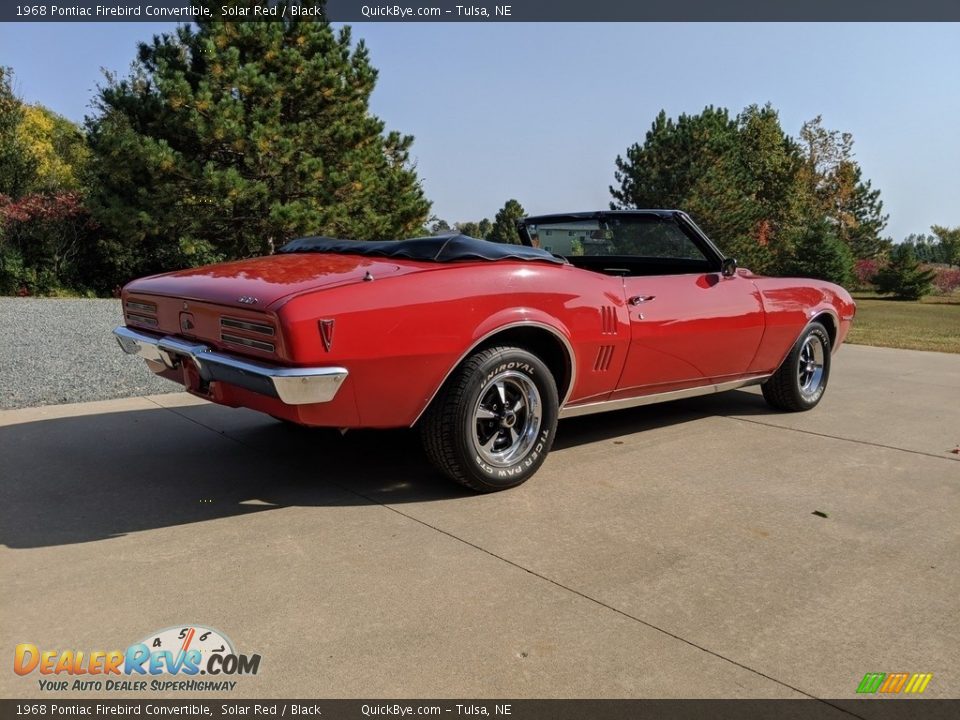 Solar Red 1968 Pontiac Firebird Convertible Photo #6