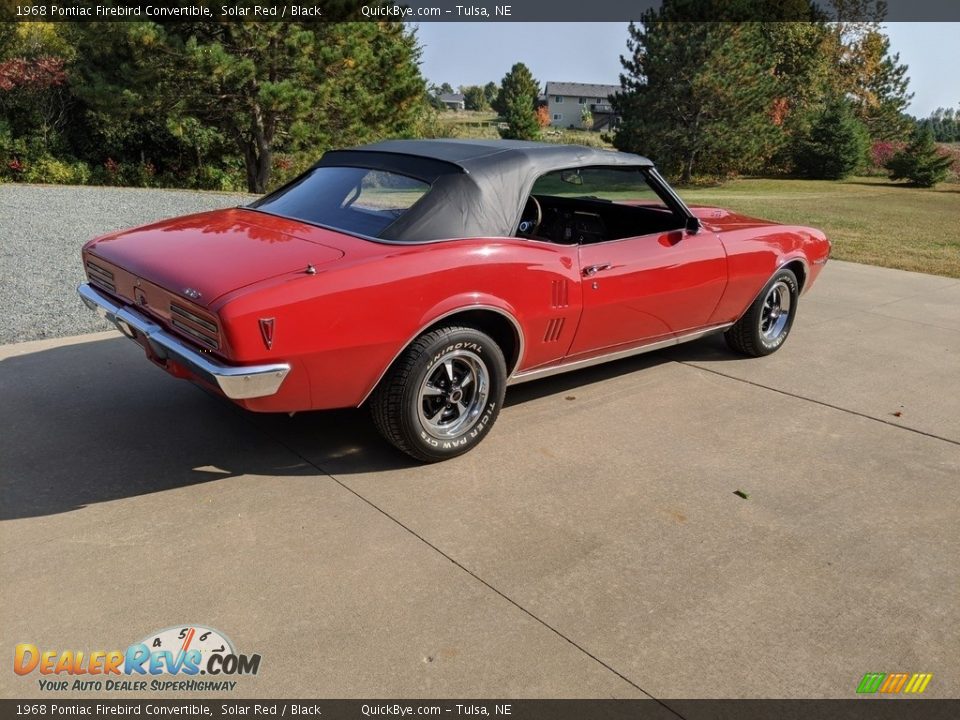Solar Red 1968 Pontiac Firebird Convertible Photo #7