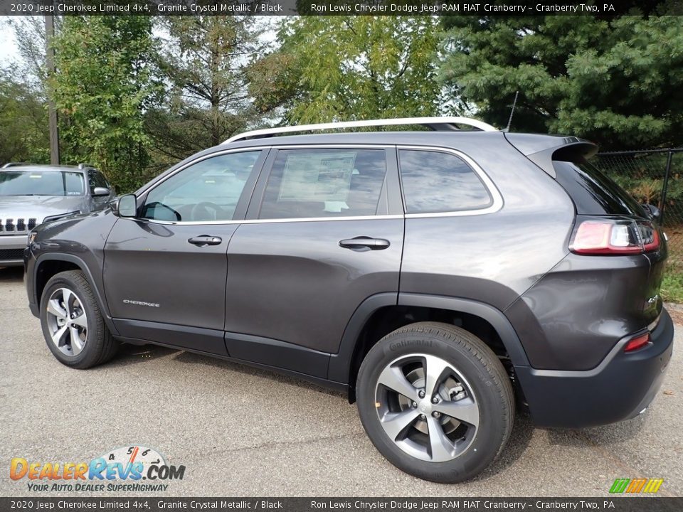 2020 Jeep Cherokee Limited 4x4 Granite Crystal Metallic / Black Photo #8