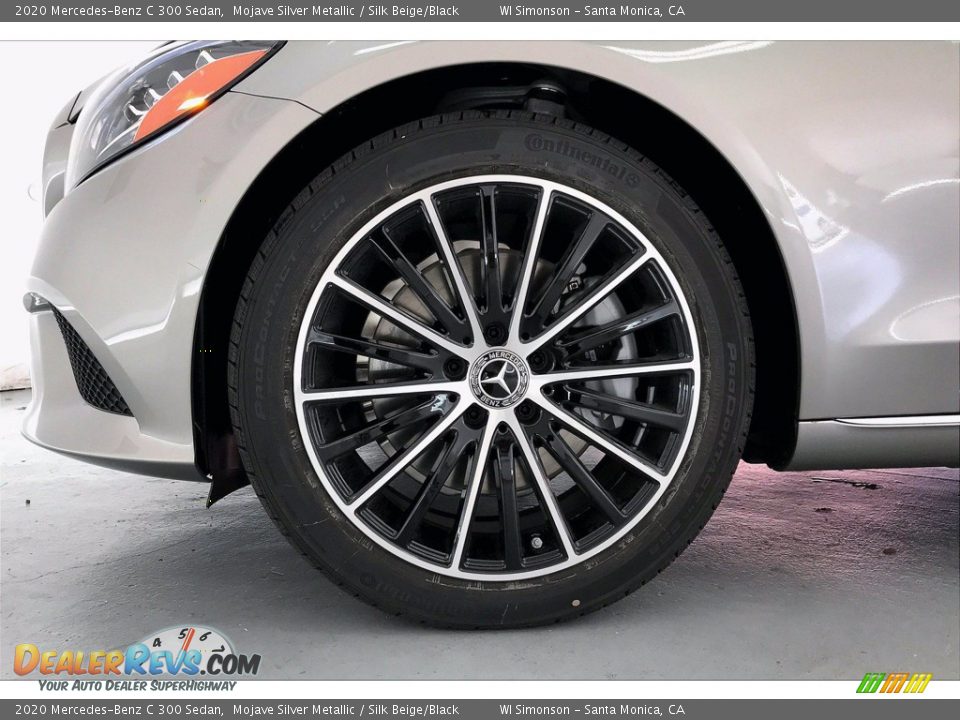 2020 Mercedes-Benz C 300 Sedan Mojave Silver Metallic / Silk Beige/Black Photo #9