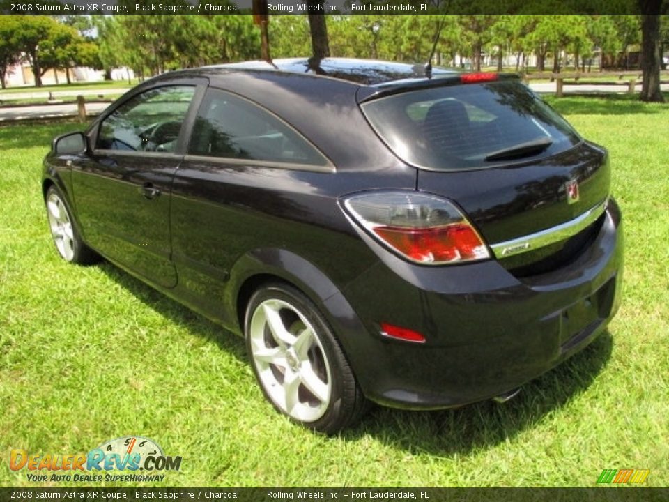 2008 Saturn Astra XR Coupe Black Sapphire / Charcoal Photo #9