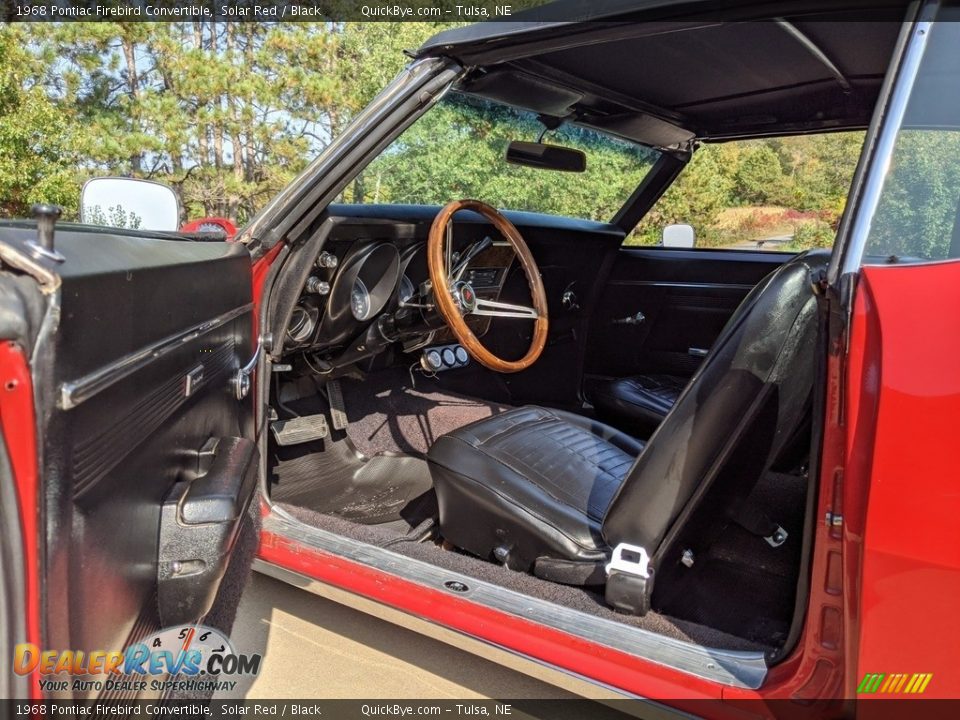 Black Interior - 1968 Pontiac Firebird Convertible Photo #11