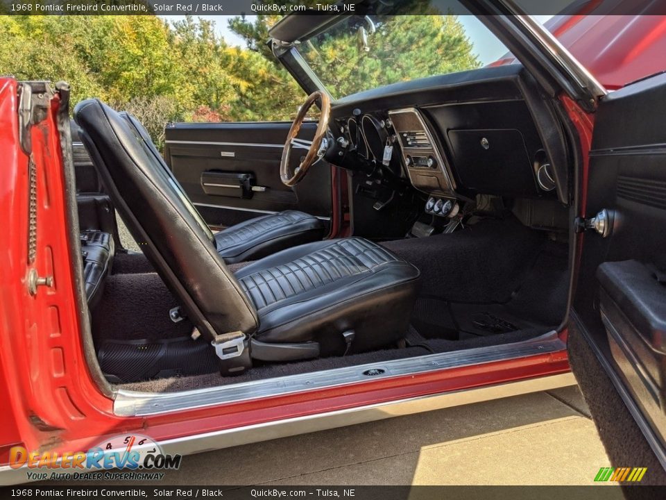 Front Seat of 1968 Pontiac Firebird Convertible Photo #13
