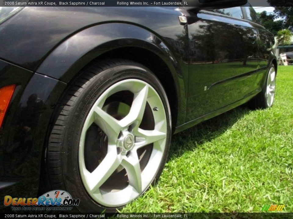 2008 Saturn Astra XR Coupe Black Sapphire / Charcoal Photo #15