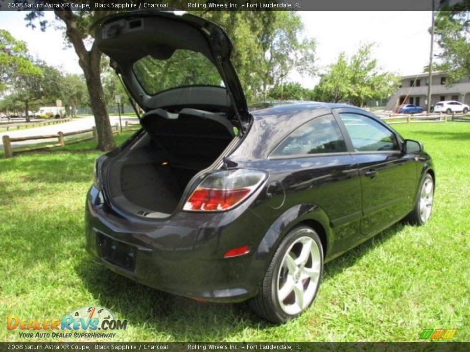 2008 Saturn Astra XR Coupe Black Sapphire / Charcoal Photo #17