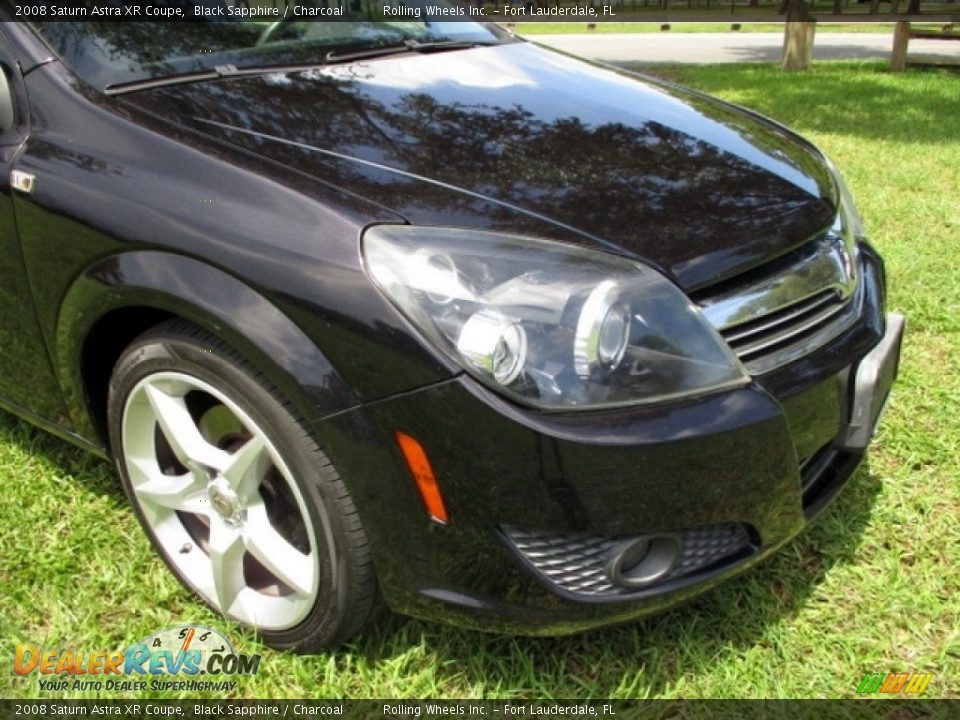 2008 Saturn Astra XR Coupe Black Sapphire / Charcoal Photo #20