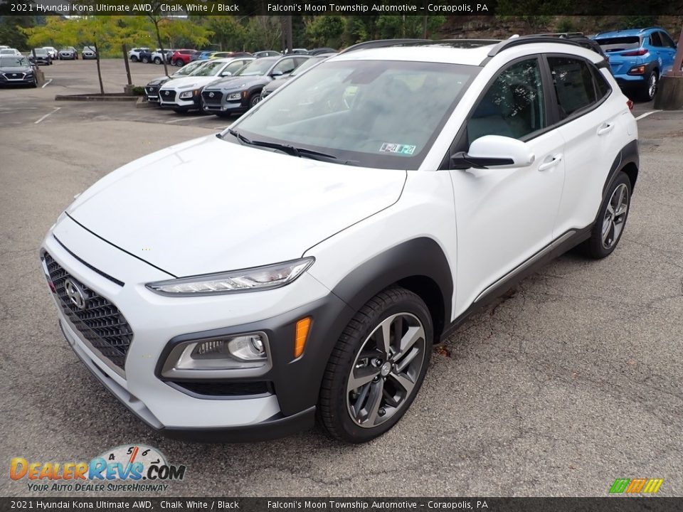 Front 3/4 View of 2021 Hyundai Kona Ultimate AWD Photo #5