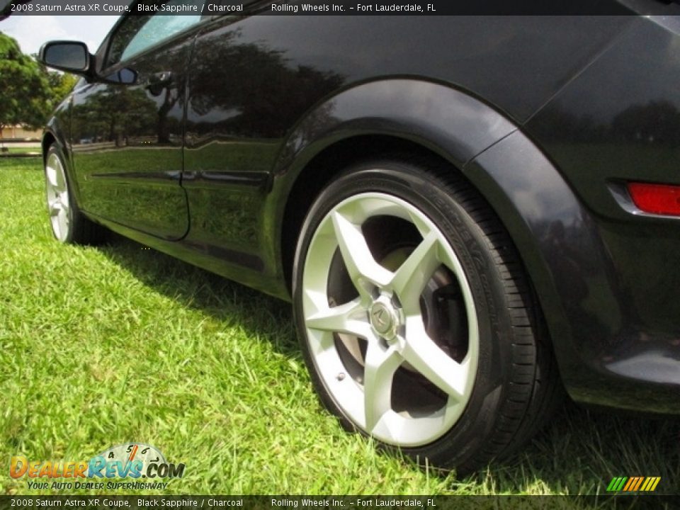 2008 Saturn Astra XR Coupe Black Sapphire / Charcoal Photo #26