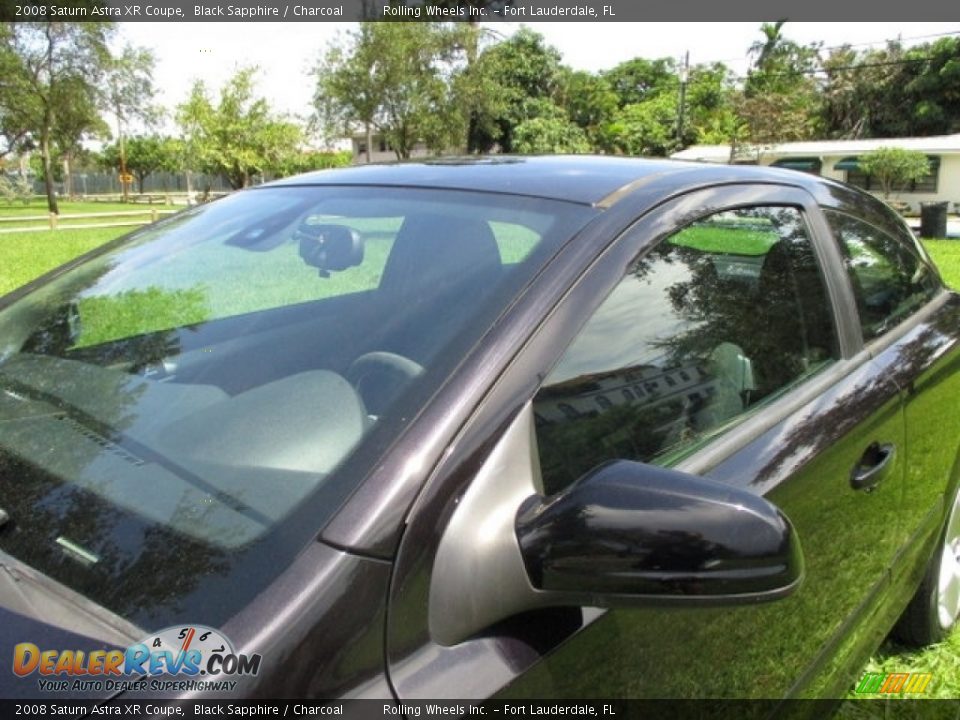 2008 Saturn Astra XR Coupe Black Sapphire / Charcoal Photo #30