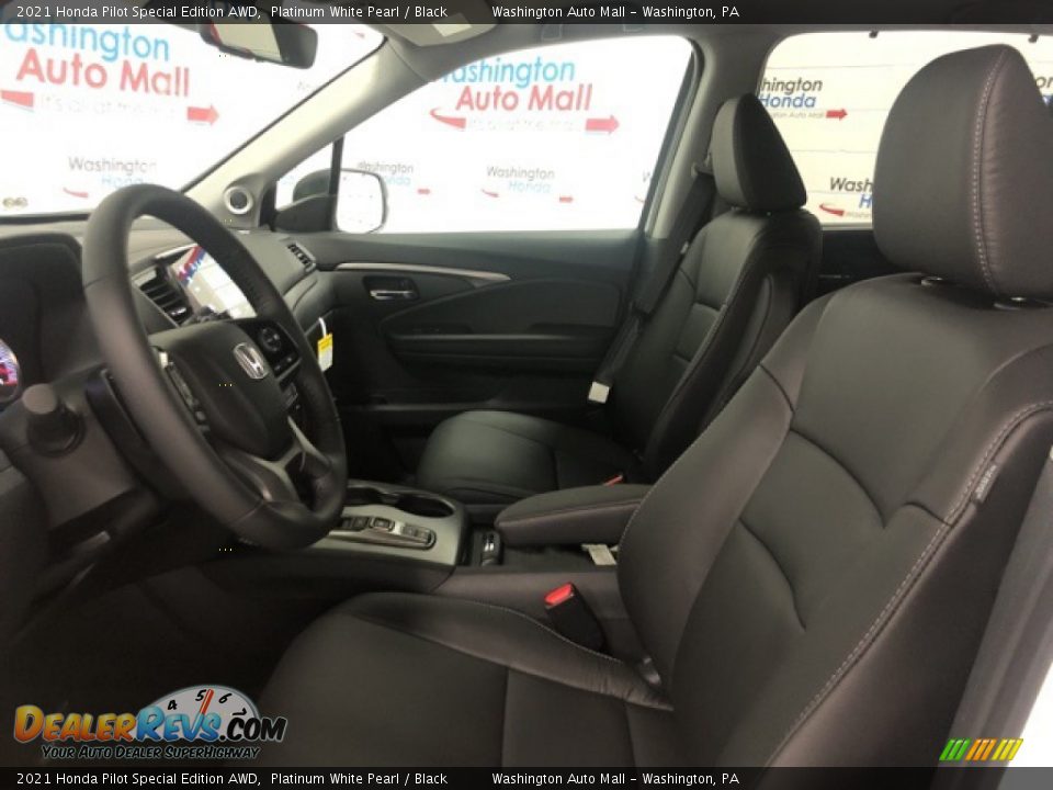 2021 Honda Pilot Special Edition AWD Platinum White Pearl / Black Photo #5