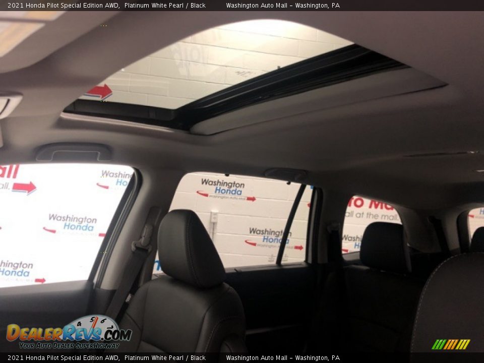 2021 Honda Pilot Special Edition AWD Platinum White Pearl / Black Photo #7