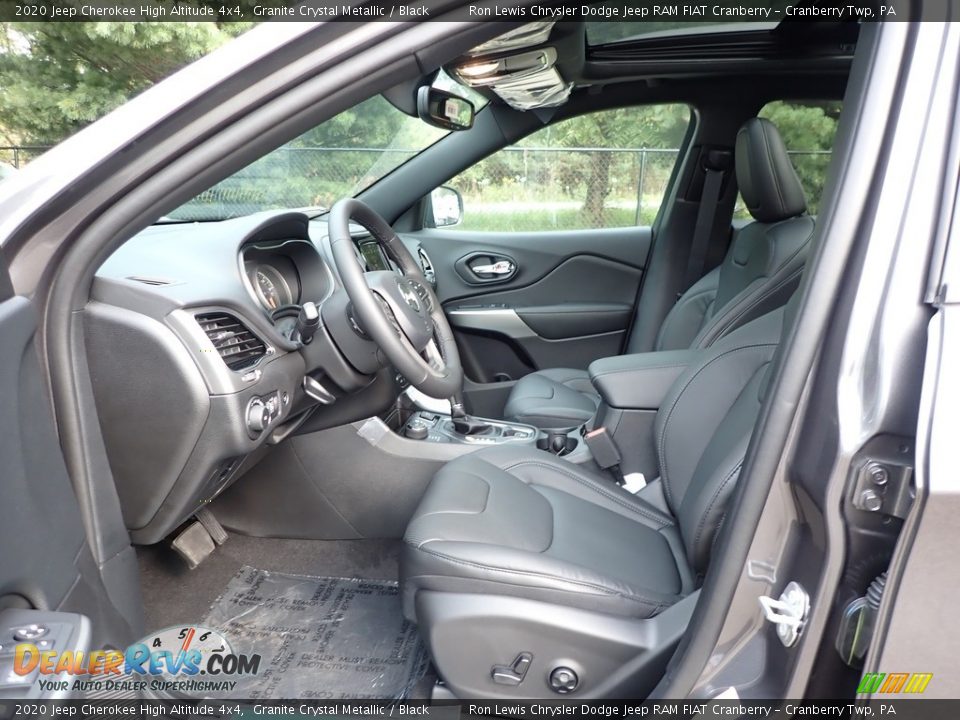Front Seat of 2020 Jeep Cherokee High Altitude 4x4 Photo #13
