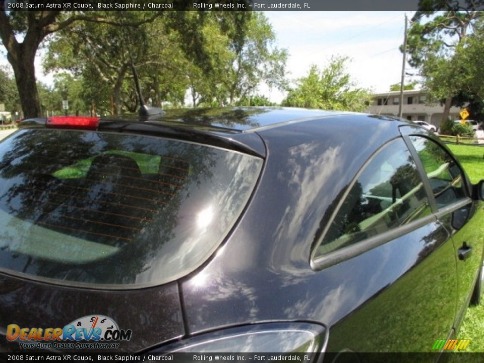 2008 Saturn Astra XR Coupe Black Sapphire / Charcoal Photo #36