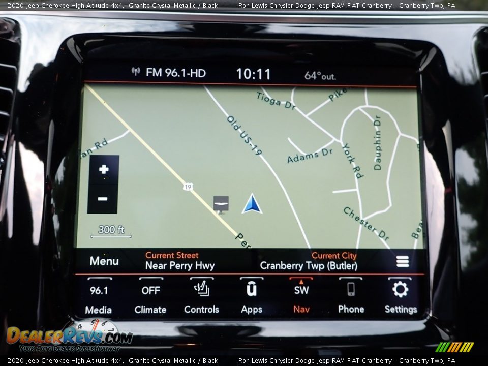 Navigation of 2020 Jeep Cherokee High Altitude 4x4 Photo #19