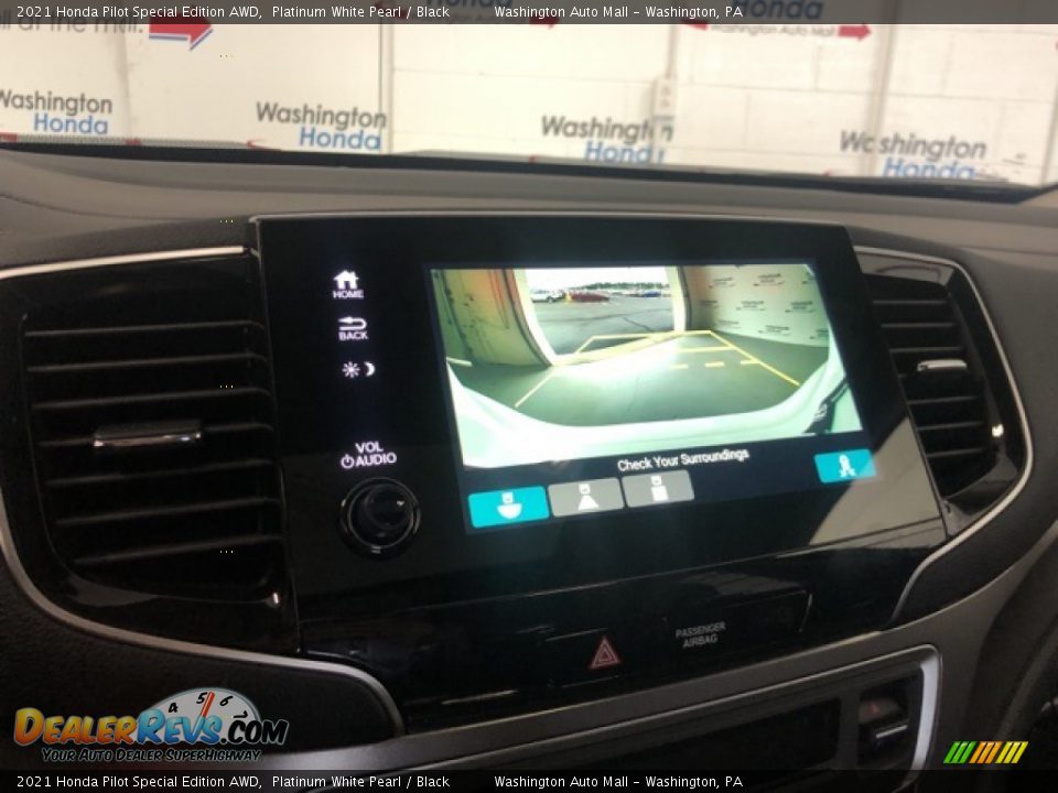 2021 Honda Pilot Special Edition AWD Platinum White Pearl / Black Photo #21