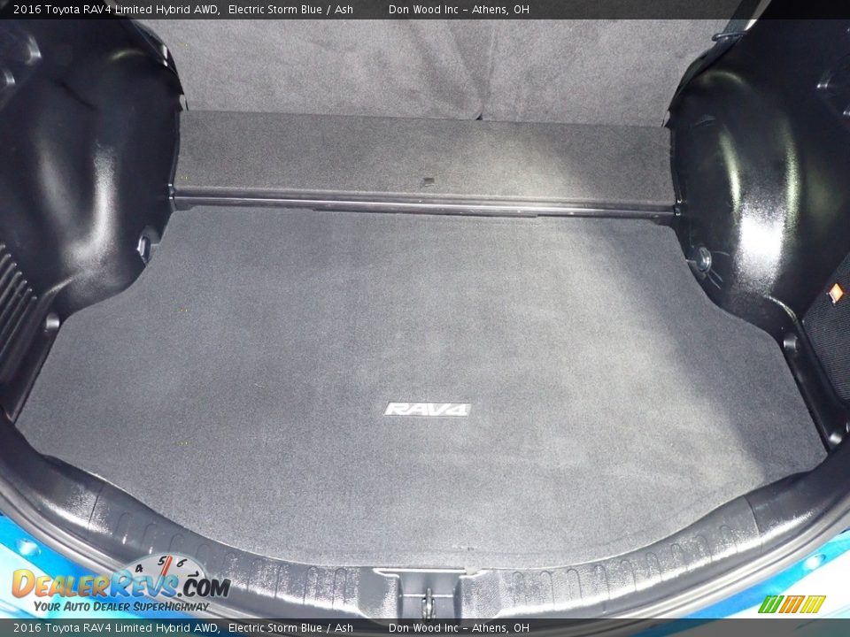 2016 Toyota RAV4 Limited Hybrid AWD Electric Storm Blue / Ash Photo #13